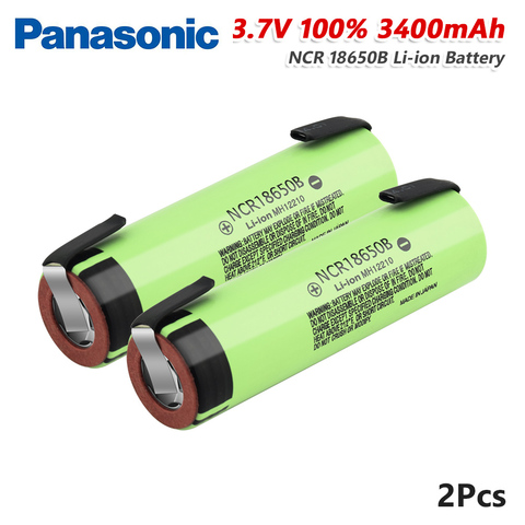 Buy Online Panasonic Ncr b New Original Li Ion Ncr 3 7v 3400mah Lithium Rechargeable Battery Welding Nickel Sheet Batteries Alitools