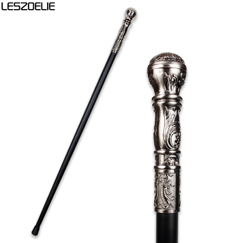 Express Shipping Fashion Walking Stick Man 2022 Party Decorative Walking Cane Men Luxury Walking Stick Elegant Alloy Handle Cane ► Photo 1/6