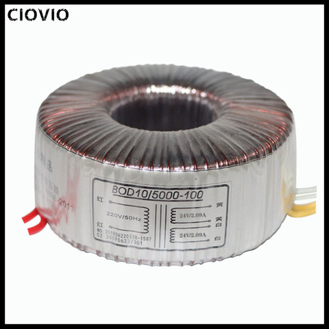 Dual 24V 28V 30V 24V-0-24V 28V-0-28V 30V-0-30V 220V copper custom toroidal transformer 100VA power supply 100W 0-24v,0-24V ► Photo 1/6