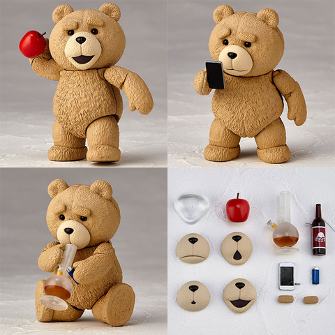 Movie TED 2 Ted Action Figure Teddy Bear Figure Collectable Model Toy 10cm ► Photo 1/6
