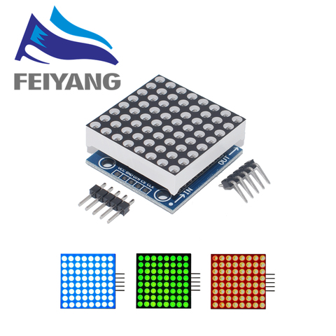 10PCS MAX7219 dot matrix module microcontroller module DIY KIT MCU LED Display Control Module Kit ► Photo 1/2