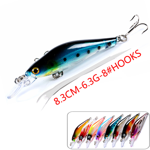 Laser Minnow Hard Wobbler Artificial Bait For Fishing Lure Trout Pike Carp Swimbait Bass Crankbait Fishing Tackle/Accessories ► Photo 1/6