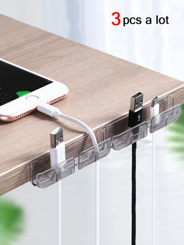 vanzlife Desktop manager thread from punching desk charging cable wire holder card buckle hub Small products solve big problems ► Photo 1/6