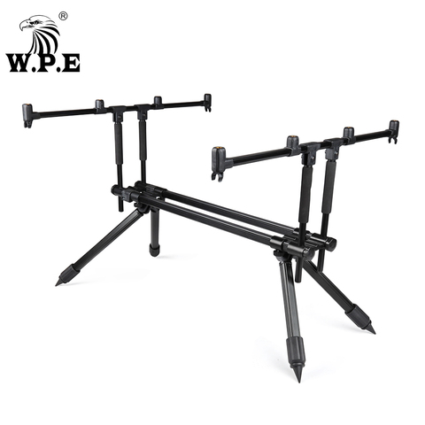 W.P.E Fishing Rod Pod Holder Folding Carp Fish Rod Standing Holder Adjustable Retractable Fishing Pole Bracket Tackle Pesca ► Photo 1/6