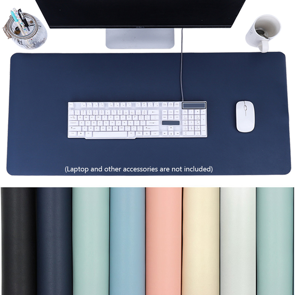 Office Modern Game Laptop Cushion Leather Keyboard Mouse Pad Computer Desk Mat 