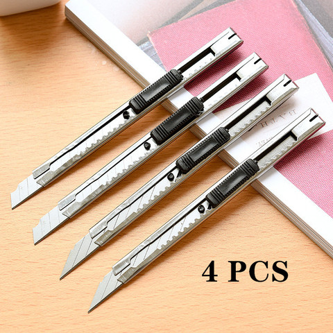 4 art knife letter knife paper tool knife office knife paper cutter DIY stationery school tool paper cutter ► Photo 1/6
