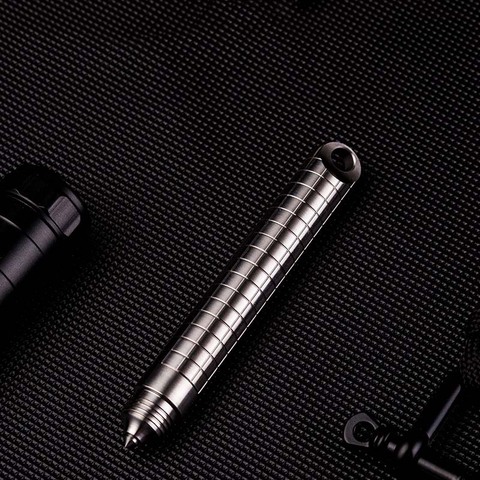 EDC Titanium Alloy Self Defense Survival Safety Tactical Pen With Writing Multi-functional Tungsten Steel Head EDC ► Photo 1/4