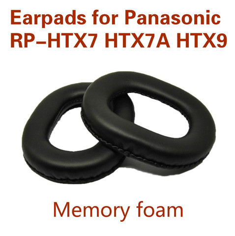 Headphone Replacement Earpads for Panasonic RP-HTX7 HTX7A HTX9 Soft Memory foam Ear Pads Cushion Cover for Panasonic RP-HTX7 ► Photo 1/6