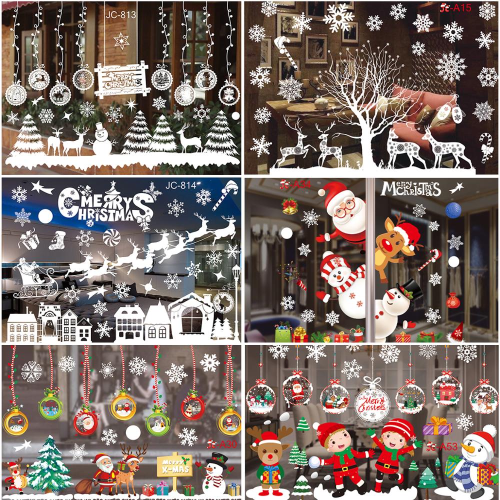 Window Sticker Christmas Decorations Merry Christmas Sticker Christmas Stickers,