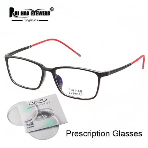 Customize Prescription Glasses Ultem Rectangle Eyeglasses Frame Fill Resin Lens Myopia Glasses Progressive Spectacles 17072 ► Photo 1/6