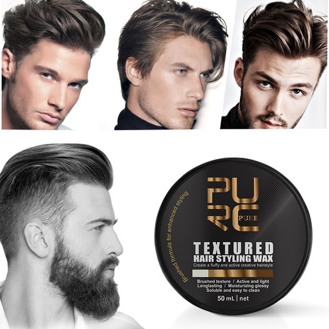 PURC Strong Hold Hair Styling Wax For Men Hold Hair styles Matte Finished  Molding Cream Stereotypes Type Hair Wax TSLM2 - Price history & Review |  AliExpress Seller - BXG Girl's Makeup