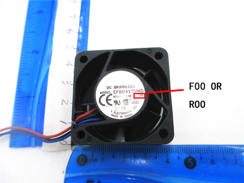 NEW FAN FOR DELTA EFB0412VHD-F00 R00 EFB0412MD EFB0412HHD 4020 40x40x20mm 40mm fan 12V 3-wire 3pin cooling fan ► Photo 1/3