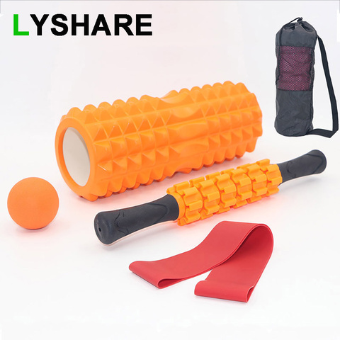 Yoga Column Fitness Equipment Pilates Foam Roller Massager Blocks Train Gym Grid Exercise Accessories Roller for back massage ► Photo 1/5