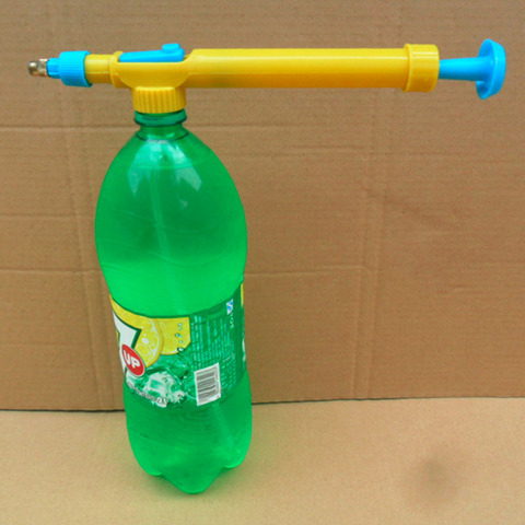 Mini Toy Guns Juice Bottles Interface Plastic Trolley Gun Sprayer Head Pressure Water Sprayer Spraying Head Gardening Supplies ► Photo 1/6