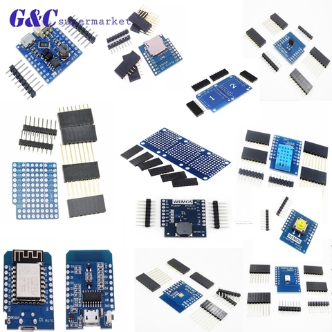 Esp8266 WeMos D1 Mini NodeMCU WiFi Development Board ProtoBoard Shield Compatible Board Module ► Photo 1/6