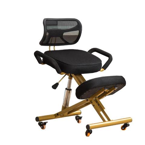 Ergonomically Designed Kneeling Chair W/Back&Handle&Caster Mesh Fabric Cushion Seat Office Computer Knee Ergonomic Posture Chair ► Photo 1/1