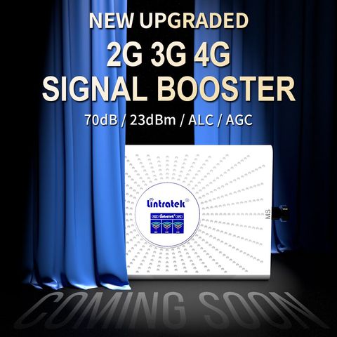 Lintratek 2022 New Upgraded 2G 3G 4G Signal Booster AGC 70dB 23dBm GSM 900 LTE/DCS 1800 WCDMA 2100 Cellular Repeater Amplifier ► Photo 1/6