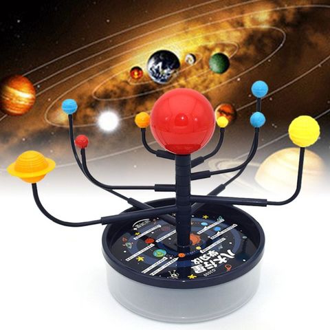 1Set Solar System Nine Planets Model Science Kit DIY Assembly Parent-child Interaction Planetarium Toy Kids Educational Toy ► Photo 1/6