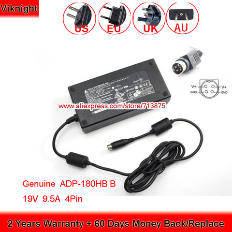 Genuine Delta ADP-180HB B 180W 19V 9.5A AC Adapter for ADP-180HBB 4 Pin Power Supply ► Photo 1/6