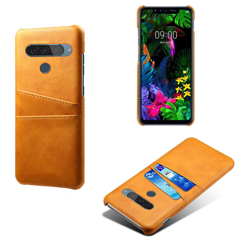 For LG G8S G8X Q8 V50 V50S THINQ 5G K50 K40 K20 Card Slots Cover PU Leather+PC Case For LG Q60 W30 W10 V30 S Aristo2 Stylo5 Capa ► Photo 1/1