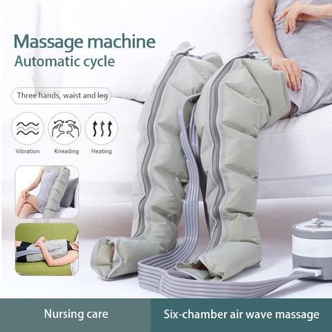 6 Cavity Air Wave Massage Pressotherapy Professional Physiotherapy Air Pressure Automatic Cycle Air Compression Massage Machine ► Photo 1/6