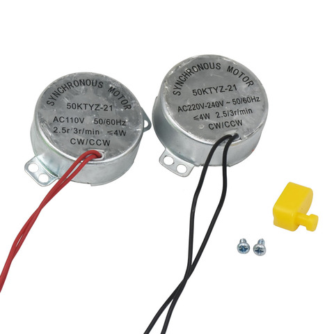 1 Pcs Incubator Automatic Egg Turning Motor AC220V Or AC110V Synchronous Motor 2.5/3r/Min 50KTYZ-21 Lncubator Accessories ► Photo 1/6