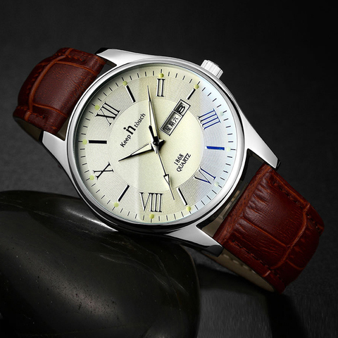 Fashion Classic Watch Men Luxury Leather Quartz Wristwatches 24 Hour Date Waterproof Watches For Men Sport Clock Reloj Hombre ► Photo 1/6