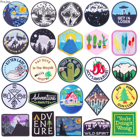 Hiking Patches On Clothes, Iron On Patches, Patches For Clothing