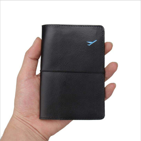 PU Leather Passport Cover Men Travel Wallet Credit Card Holder Cover Russian Driver License Wallet Document Case ► Photo 1/6