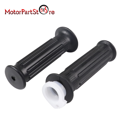 Motorcycle Throttle Grips W/ Cable Tube Sleeve for Yamaha PW80 Y-Zinger MX100 MX80 AT1 CS3 CT1 DS5 DT100 DT1 DT125 DT175 DT2 ► Photo 1/5