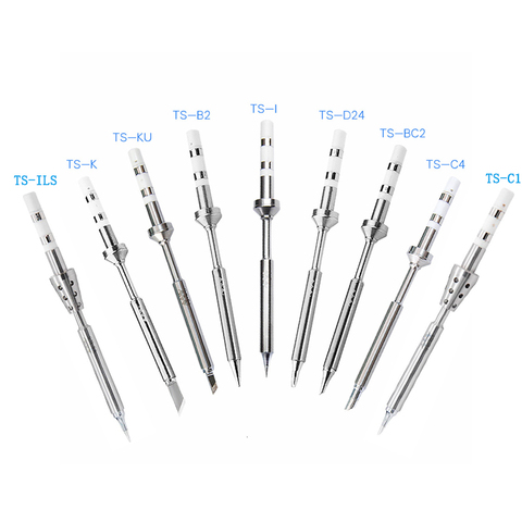 TS100 Digital Original MINI LCD Adjustable Lead Free Temperature Electric Soldering Iron Tip Head TS B2 BC2 D24 K I KU C4 C1 ILS ► Photo 1/6