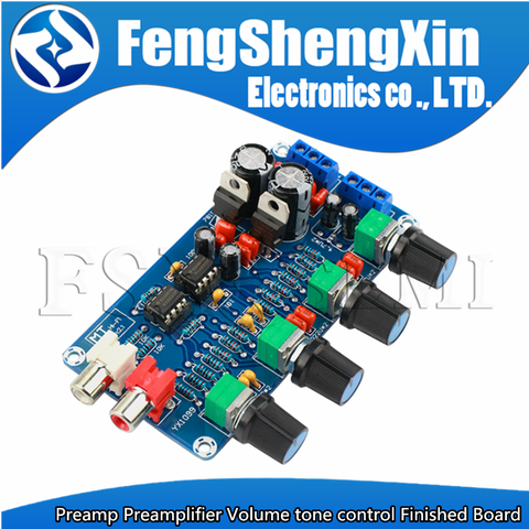 NE5532 OP-AMP HIFI Amplifier Preamplifier Volume Tone EQ Control Board DIY Kits Electric Circuit Integrated Circuits ► Photo 1/1
