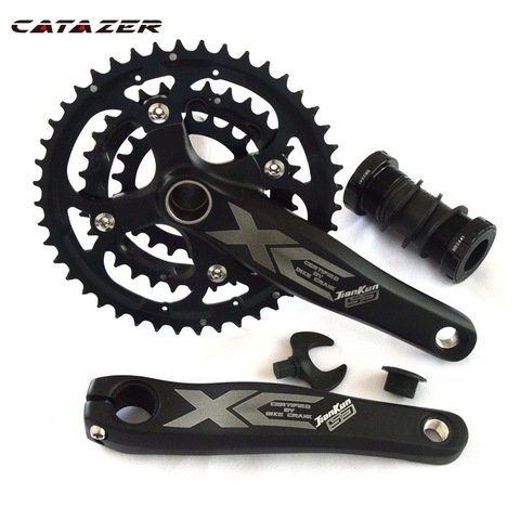 27 Speeds Bicycle Crank Mtb Mountain Bike 22-32-44T Bike Crankset 170mm 138mm Aluminum Alloy Crank 104BCD Bike Part ► Photo 1/6