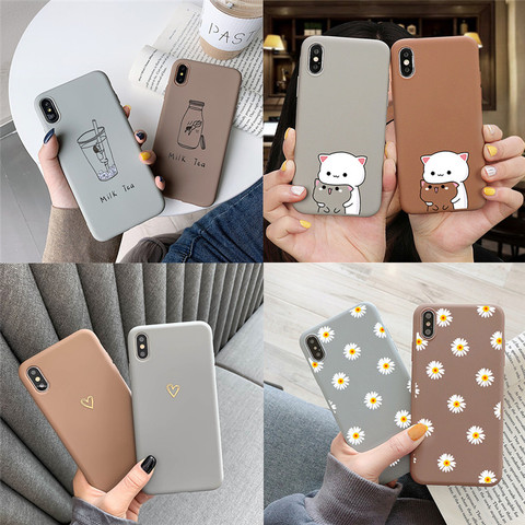 Soft TPU Case For Xiaomi Mi Redmi Note 9 10 10T 9T 8T 8 9A 7A 7 9S Pro Lite A1 A2 F1 6X 5X X3 NFC Case Lovers Love Capa Fundas ► Photo 1/6