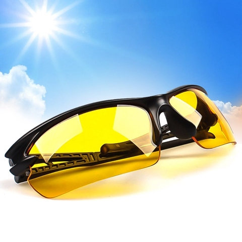 Universal Car Motorcycle Night Vision Goggles Drivers Glasses Anti Dust Wind Eyewear Eyes Protection Motorbike Sunglasses ► Photo 1/6
