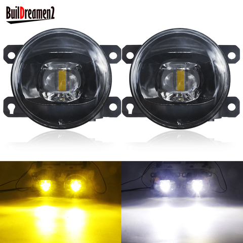 2 X LED Fog Light Car Front Bumper Fog Lamp 30W 8000LM 12V For Renault Duster Clio Megane Scenic Twingo Trafic Kadjar Lodgy Kwid ► Photo 1/6