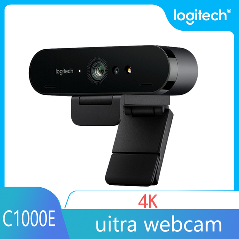 Logitech C1000E camera BRIO 4K HD wide-angle office camera for video conferencing, streaming media recording, computer equipment ► Photo 1/6