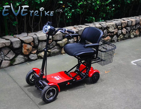 New foldable electric bike folding scooter exclusive design for old people and adults convenient for carrying out and put in car ► Photo 1/6