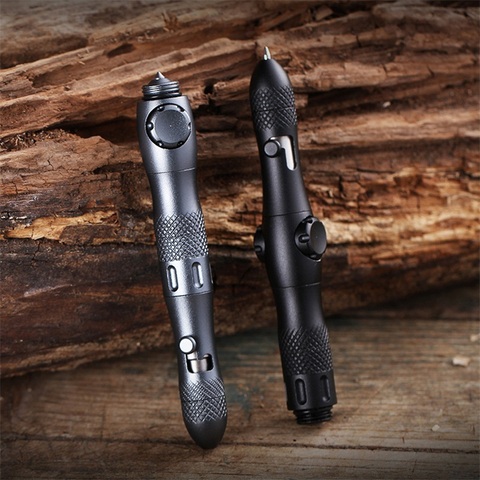 Multi-function Fidget Spinner Self Defense Tactical Pen Flashlight Emergency Glass Breaker Outdoor Survival EDC Tools ► Photo 1/6