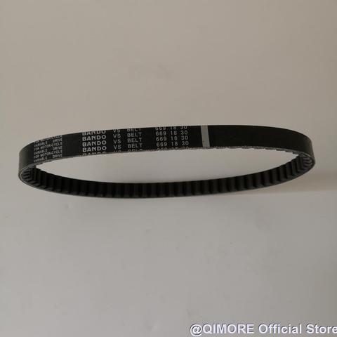 CVT Drive Belt BANDO 669 18 30 for Scooter Moped ATV QUAD Short-case 139QMB 1P39QMB 147QMD GY6 50 60 80 cc ► Photo 1/3