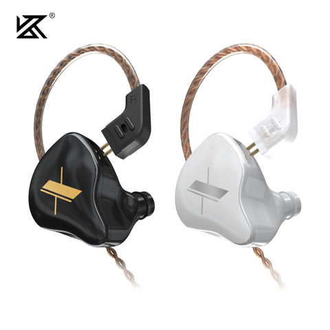 KZ EDX Earphones 1 Dynamic HIFI Bass Earbuds In Ear Monitor Headphones Sport Noise Cancelling Headset New Arrival! ► Photo 1/6