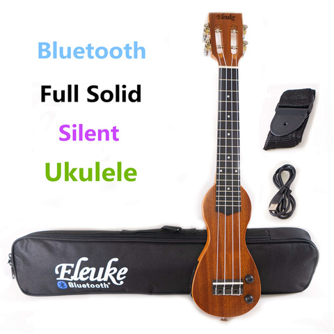 Ukulele Soprano 21 Inches Electric Mahogany Mini Solid Bluetooth Headphones Hawaiian Guitar 4 Strings Ukelele - Price history & | AliExpress - recloud Store | Alitools.io