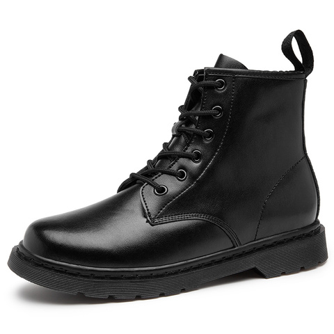 2022 New Men Boots Winter Casual Shoes Fashion Leather Boots Men High Quality Rubber Boots Riding Equestr Botas Hombre ► Photo 1/6
