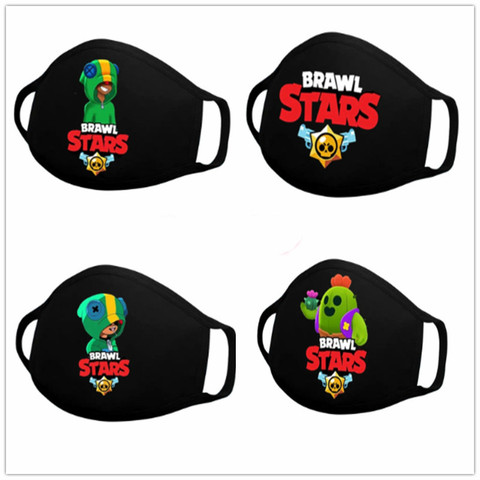 Buy Online 2020 New Brawling Stars Mouth Face Masks Cottons Leon Crow Spike Surge Face Mask Reusable Washable Cosplay Kids Masks For Gift Alitools - spike leon crow imagenes brawl stars
