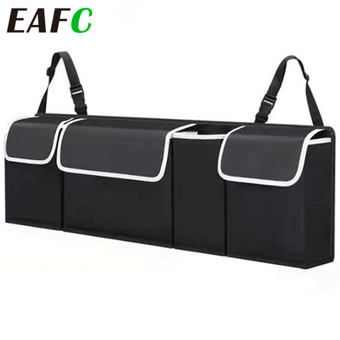 Adjustable Car Trunk Organizer Backseat Storage Bag High Capacity Multi-use Oxford Car Seat Back Organizers Automobile Interior ► Photo 1/6