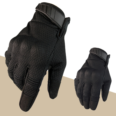Motorcycle Glove Touch Screen Tactical Riding Hiking Breathable Camouflage Glove