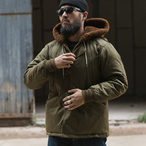 Bronson B-9 Down Parka USAAF Heavy Zone Flight Jackets Military Coat ► Photo 1/6