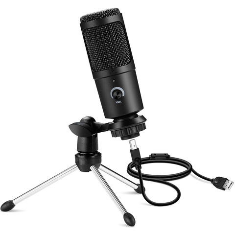 HANTOPER USB Microphone Professional Condenser Microphones For PC Computer Laptop Recording Studio Youtube Karaoke Streaming ► Photo 1/6