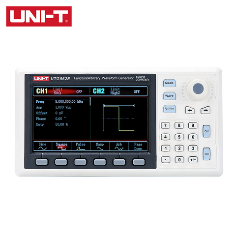 UNI-T UTG962E Function/Arbitrary Waveform Generator Output Frequency Range: 1μHz-30MHz/60MHz 2 Channel ► Photo 1/5