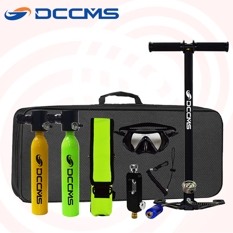 DCCMS mini diving oxygen tank snorkeling respirator 500ML scuba diving equipment portable diving oxygen tank ► Photo 1/6